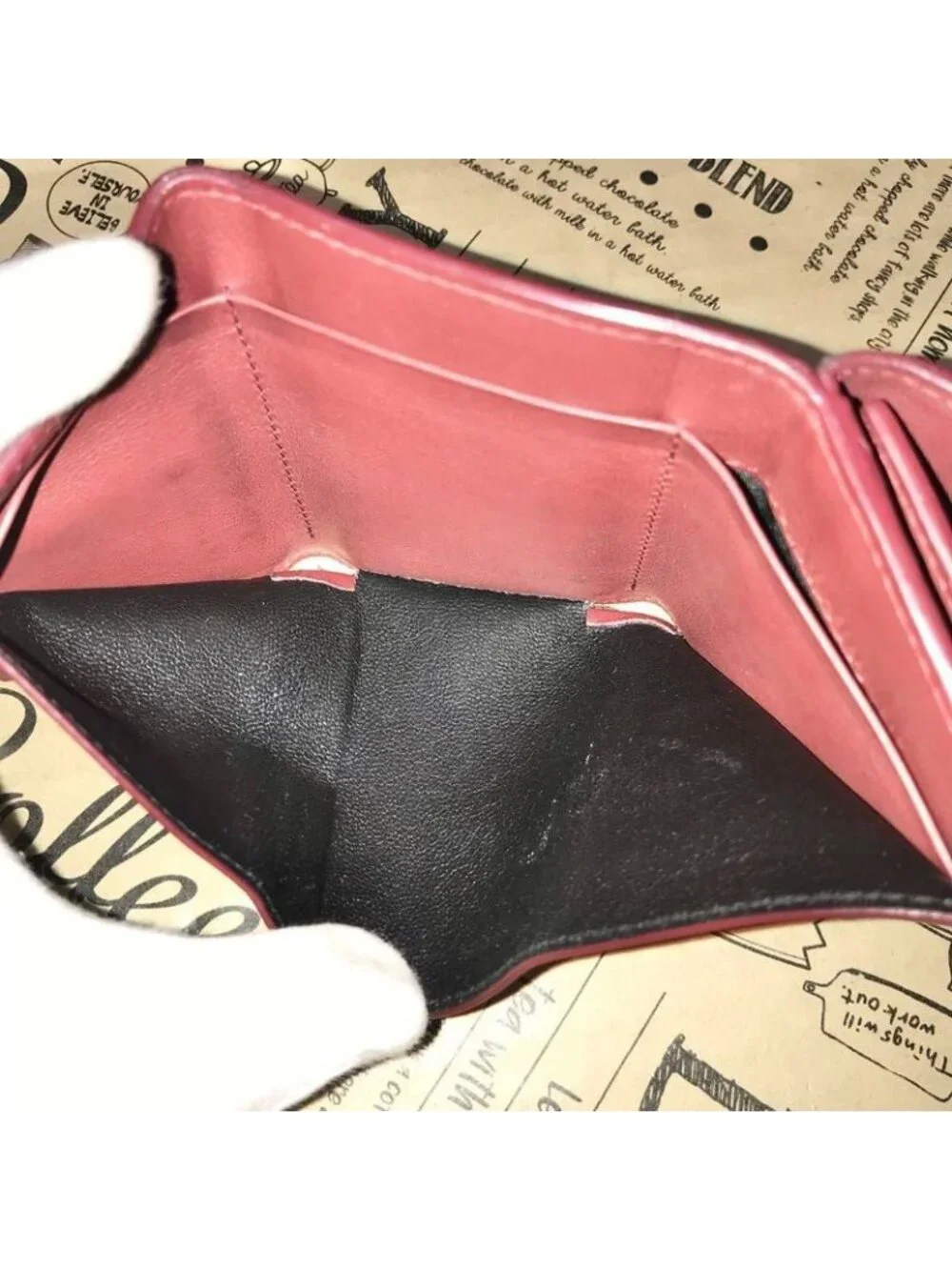 ★SOLD★ Saint Laurent Yves Trifold Wallet YSL Compact Billfold Leather - Picture 8 of 16
